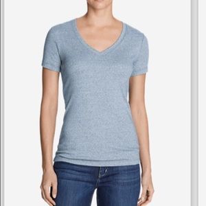 Eddie Bauer Short Sleeve V Neck T-shirt